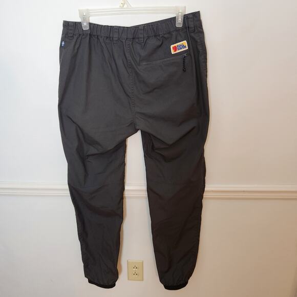 FjallRaven Pants Sz 38 X 34 Long Mens Vardag Trousers Outdoor Hiking Gray Logo - Picture 5 of 13